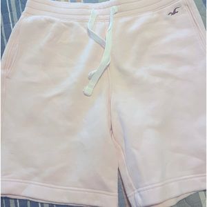Hollister Mens shorts Medium Light Pink color